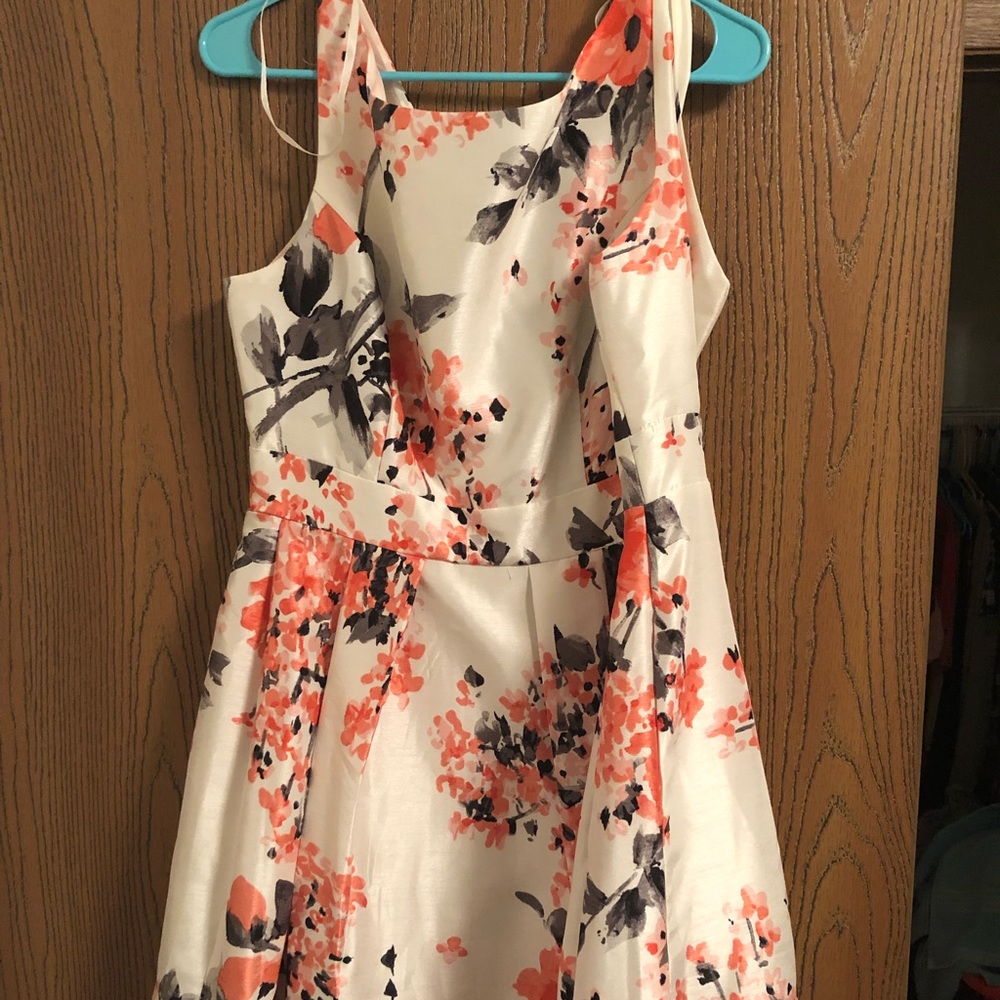 White dress.
